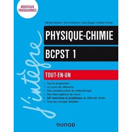 Physique-Chimie Bcpst 1 - Tout-En-Un