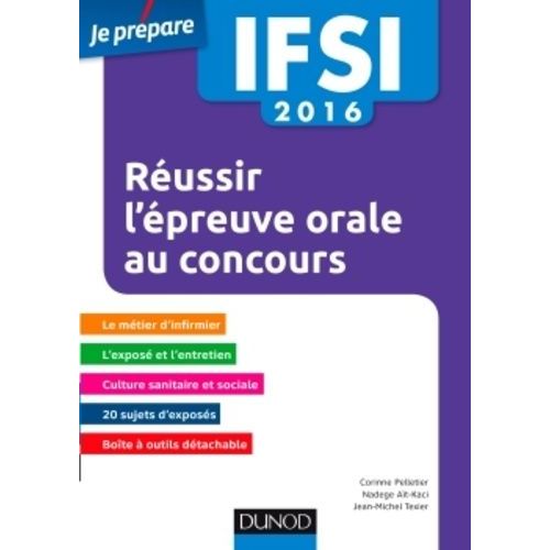 Ifsi 2016 - Réussir L'épreuve Orale Au Concours