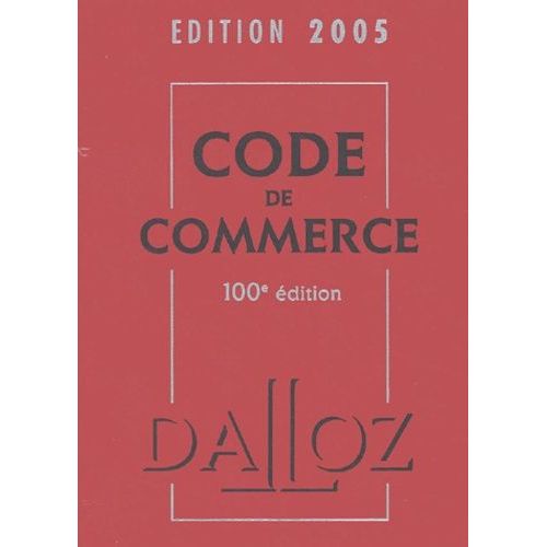 Code De Commerce