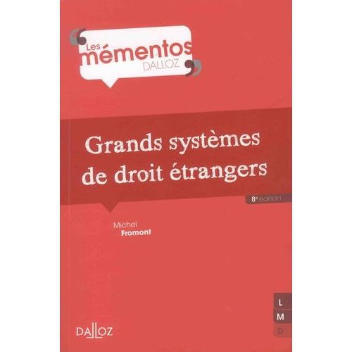 Grands Systèmes De Droit Étrangers