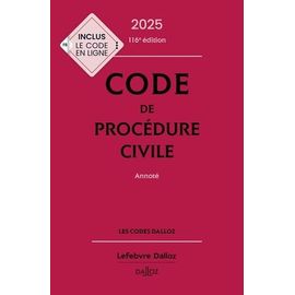 Code De Procédure Civile - Annoté