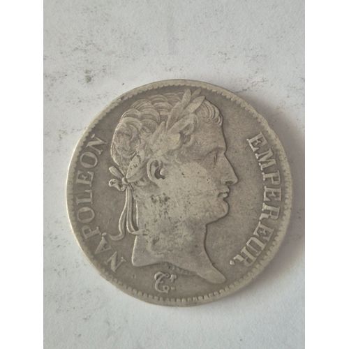 5 Francs Napoléon Empereur Argent 1813 B.