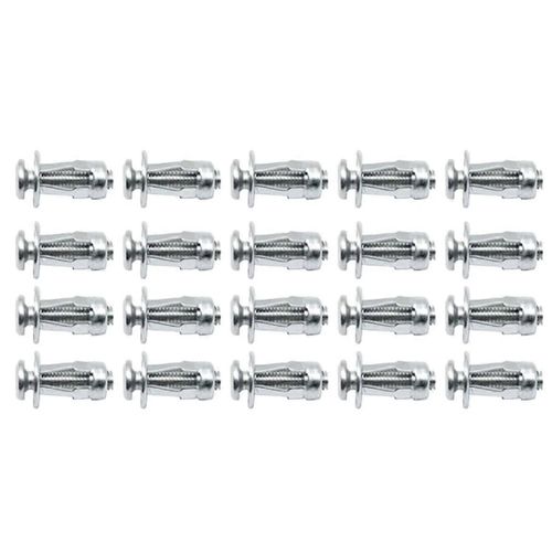 60pcs Jack Écrou Expansion Rivets Écrou Vis Boulon M5 M6 Kit Pour Paroi Creuse Fer Peau Clamp Pétale Forme Ancrages Chevilles