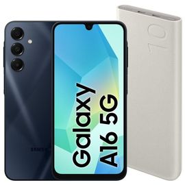 Smartphone Samsung Pack A16 Gris 5g + Batterie Externe