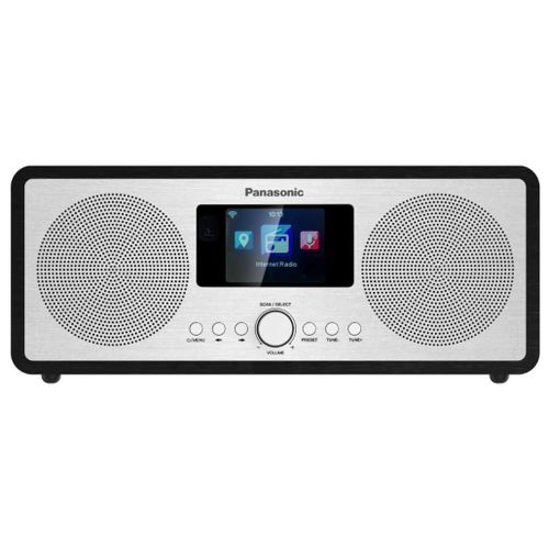RADIO PANASONIC RF D40EG K NOIR ET ALUMINUM BROSSÉ