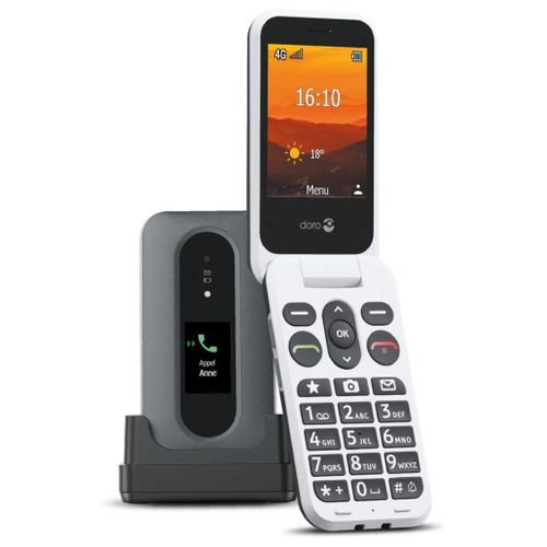 Téléphone mobile Senior Doro Leva L30 Graphite / Blanc