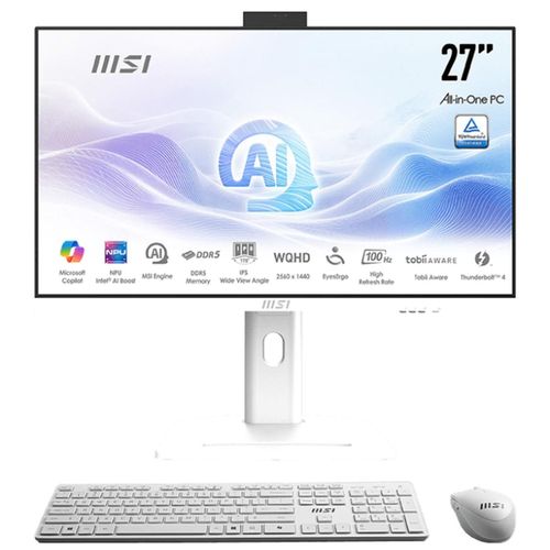 PC de bureau Tout en un MSI Modern AM273QP AI 1UM-081FR