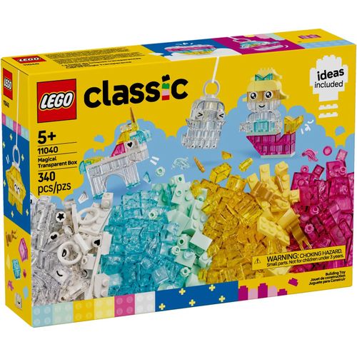 LEGO Classic - La boîte de briques transparentes magiques - 11040