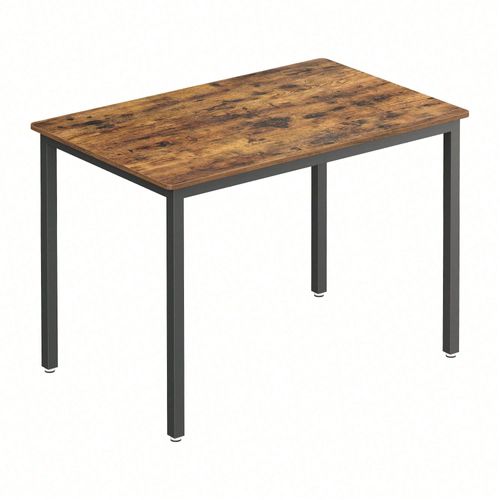 Table De Bar, Table De Cuisine, 70 X 110 X 75 Cm, Table De Salon, Cuisine, Style Industriel, Marron