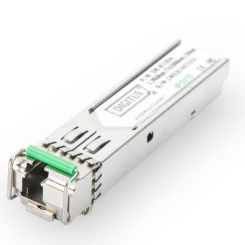 DIGITUS Professional DN-81004-01 - Module transmetteur SFP (mini-GBIC) - 1GbE - 1000Base-LX, 1000Base-BiDi - mode unique LC - jusqu'à 20 km - 1 550 (émission)/1 310 (réception) nm