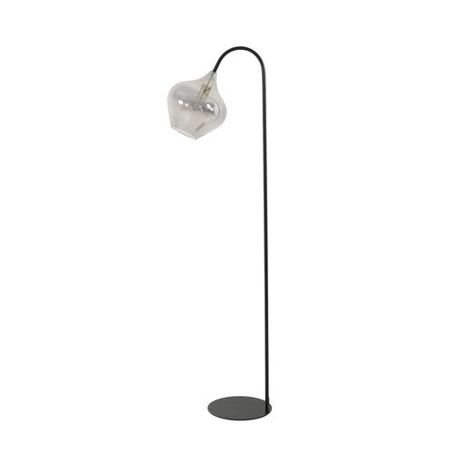 Light And Living Lampadaire - Noir - Verre - 1851527