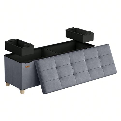 Tabouret De Maquillage, Pivotant À 360 Degrés, En Pu, Coussin Épais, Pour Chambre, Cuisine, Salle À Manger, Moderne, Noir D'encre