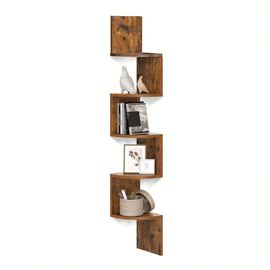 Étagère D'angle, Style Industriel, Étagère Murale, Étagère En Forme Zigzag Vintage