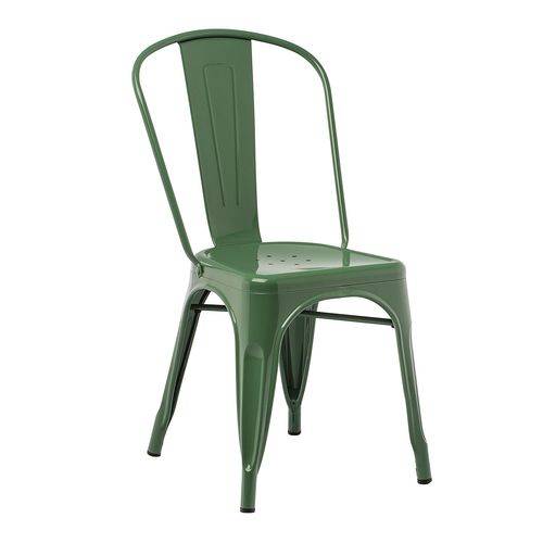 Lot 2 Chaises Empilables Lix Vert Choux