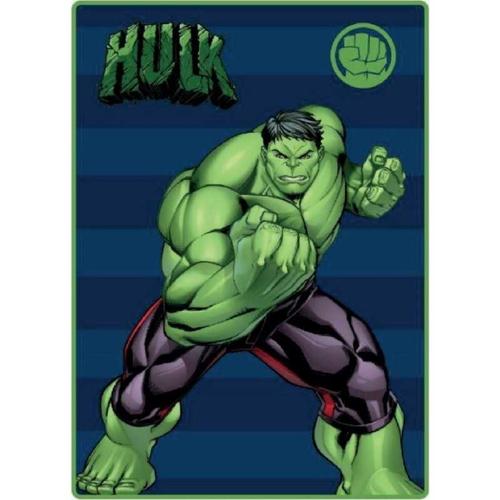 Plaid Polaire Hulk Avengers Marvel Disney 100x140 Cm.Neuf.