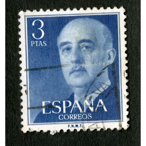 Timbre Oblitéré Espana, Correos, 3 Ptas