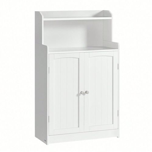 Meuble De Salle De Bain, 30 X 60 X 100 Cm, Blanc Nuage