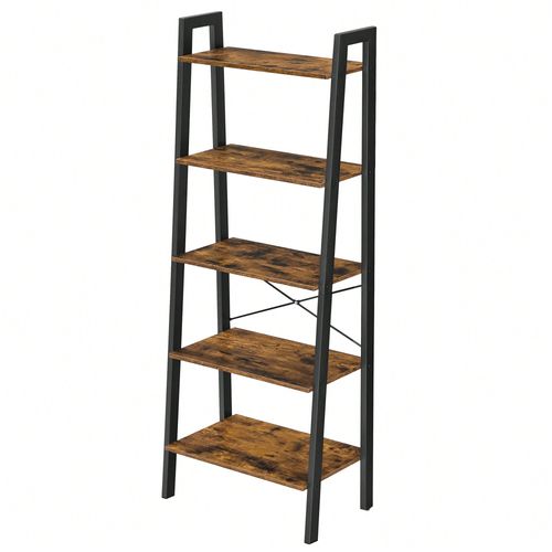 Étagère Vintage En Escalier, Bibliothèque À 5 Niveaux, Rangement, Pour Salon, Cuisine, Vintage