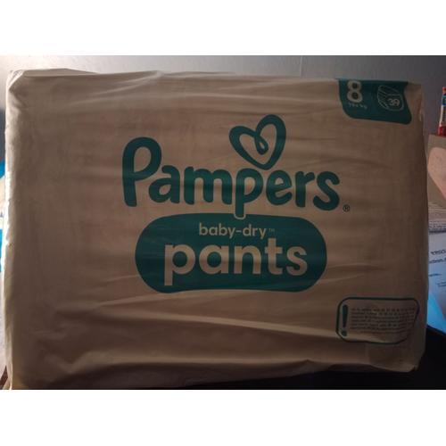 Couches-Culottes Baby-Dry Pants Taille 8 19kg+ PAMPERS : le paquet