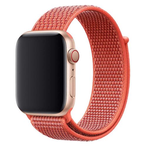 Apple - Bracelet Pour Montre Intelligente - 45 Mm - 145 - 220 Mm - Pivoine, Nectarine - Pour Watch Hermès Series 7, Hermès Series 9, Series 10, Series 8, Series 9, Ultra, Ultra 2