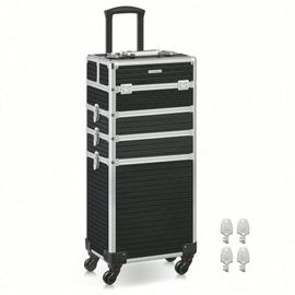 Valise de maquillage Professionnel 4-en-1, Mallette Cosmétique, XXL, 34 x