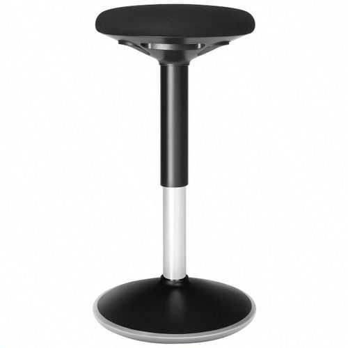 Tabouret Dynamique, Siège De Travail Rotatif À 360°, Ergonomique, Hauteur Réglable 56-81 Cm, Montage Facile, Noir