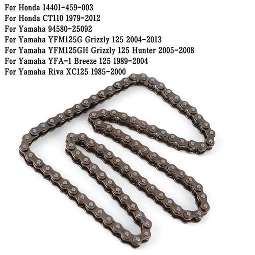 Chaîne De Distribution De Came, Pour Yamaha Yfm125g Yfm125gh Breeze Grizzly 125 Riva Xc125 Xc 125, Pour Honda Ct110 Ct 110 1979 ? 2012