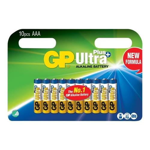 GP Ultra Plus 24AUP - Batterie 10 x AAA - Alcaline