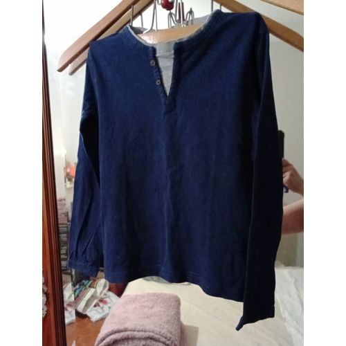 Top Marine Col Gris 6 Ans Okaïdi.