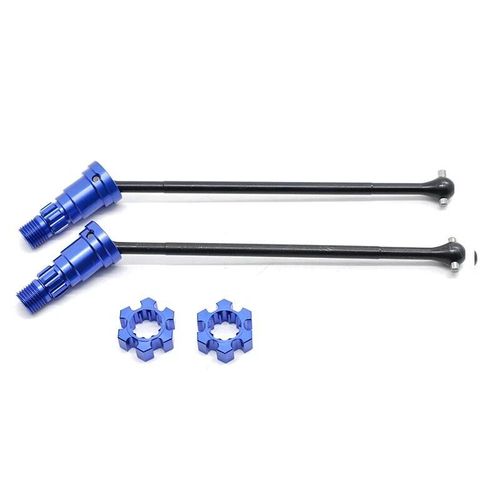 Arbre De Transmission Avant Et Arrière En Métal Cvd, 2 Pièces, Pour Traxxas X-Maxx Xmaxx 6s 8s 1/5 Monster Truck Rc, Pièces De Mise À Niveau