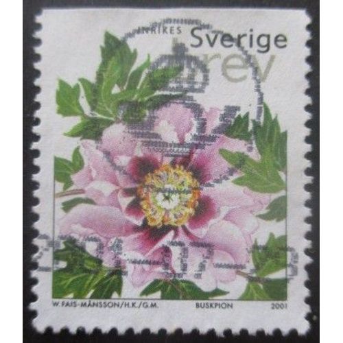 Suede N°2221 Pivoine Oblitéré