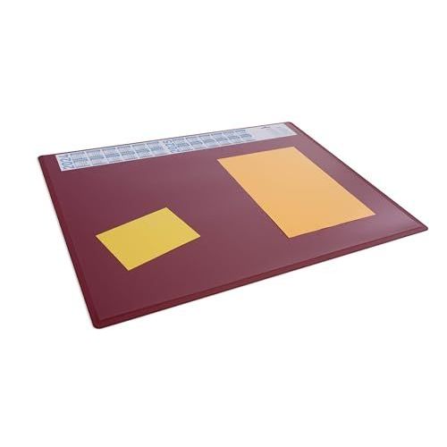 Durable Sous-Main Avec Calendrier, Pp, Rouge