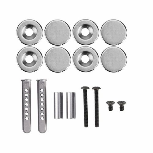 Supports De Poteau De Carrosserie En Métal Pour Voiture Rc, Colonne De Coque Avec Aimant, Pièces De Mise À Niveau Pour 1/10 Rc Inoler, Axial Scx10 Ii 90046