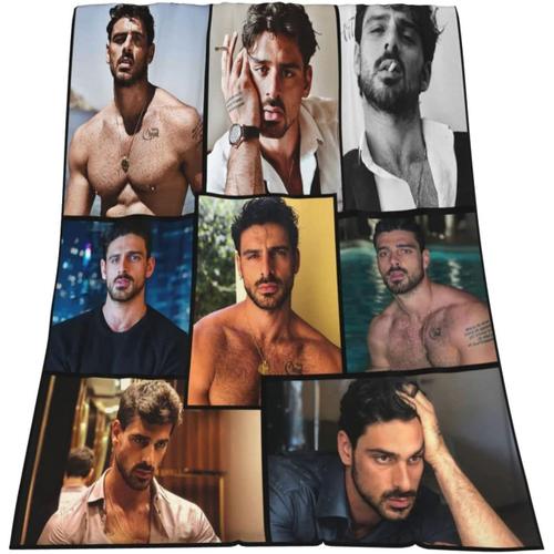 Michele Morrone Blanket Michele Morrone Poster Throw Blanket Beach