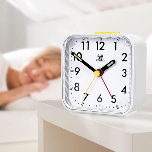 Mini Réveil De Voyage Analogique Silencieux à Quartz Portable Sans Tic Tac Avec Fonction Snooze Design Compact Pour Voyage Et Maison 98841195