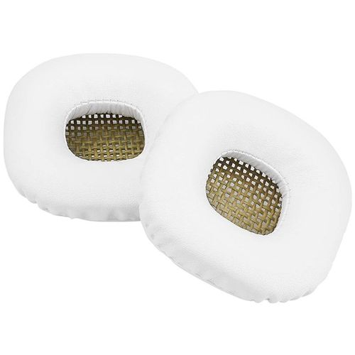 1 paire Coussinets de Remplacement, Haute éponge élastique et cuir PU de haute qualité, pour Marshall Major I & II - Blanc