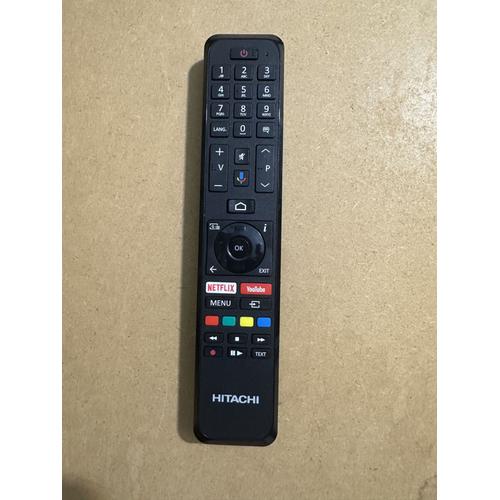 TELECOMMANDE Officiel pour HITACHI TV LED netflix 65HL8000 65HL7000 55HL9000G 55HL8000K 55HK6500 55HK6000 43HL8000K 43HK6001 43HK6000 40HE4001 40HE4000 32HE4500K 32HE4500