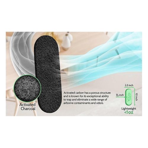 Filtres de ventilateur de plafond pour pales Lot de 5 filtres à air avec éliminateur d'odeurs au charbon actif et purificateurs d'air