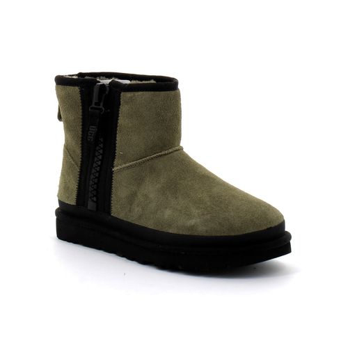 Ugg Botte Classic Mini Avec Logo Kaki