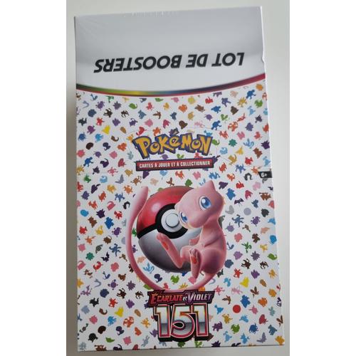 Display Pokémon - 151 (EV3.5) - Bundle de 6 boosters x10 scellé Fr 60  boosters