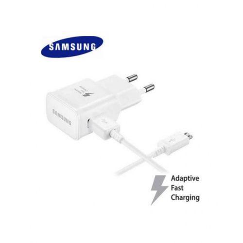 15W Original Chargeur Secteur Prise de Courant Blanc Adaptateur Charge Rapide + Câble Cordon micro-USB Origine Pour Samsung Galaxy S6 S7 / Note 4 5 Note5 / Edge / Edge+ Plus 