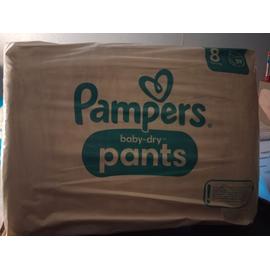 PAMPERS Baby-dry pants couches culottes taille 8 (+19kg) 29 couches pas  cher 