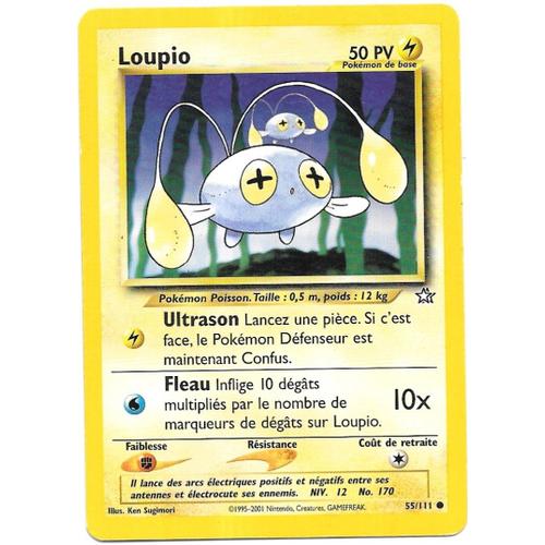 Carte Pokémon Loupio 55/111 - Neo Genesis Wizards (Vf)