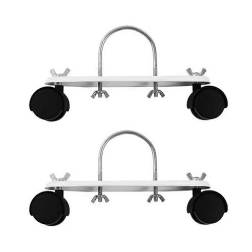 Support de poulie mobile pour radiateurs électriques, support de radiateur hydroélectrique à l'huile et à l'étain, déplacez facilement votre radiateur n'importe où noir