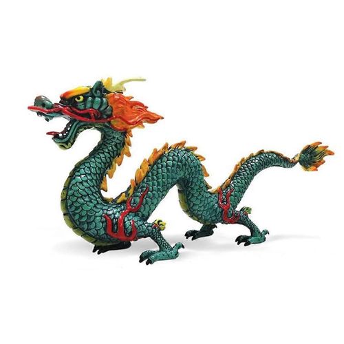Statue de dragon Statue de dragon chinois 2024 Nouvel An du Dragon Cadeau Animaux Figure Sculpture chinoise du zodiaque porte-bonheur, A