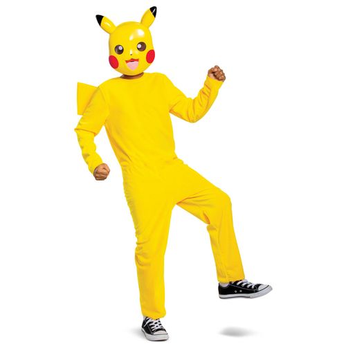 Déguisement Pikachu Pokémon Classique Enfant - Taille: 7 - 8 Ans (124 - 136 Cm)