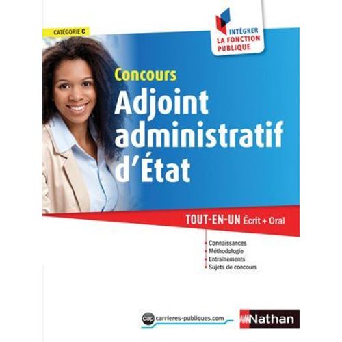 Concours Adjoint Administratif D'état Format : Epub 3 Fl Intégrer La Fonction Publique Livre