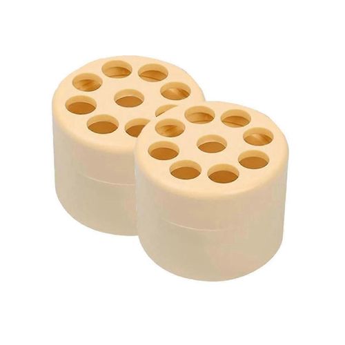 Porte-Tige Ikebana Spirale, Grille Florale Réutilisable Pour Vase, Bloom Shaper Pour Fleurs (S/Beige-Jaune)