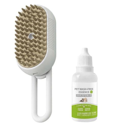 Brosse Pour La Mue, Nettoyant Pour Poils D'animaux Toilettage Brosse Autonettoyante Pour Chien Avec Réservoir D'eau, Brosse Humide-B