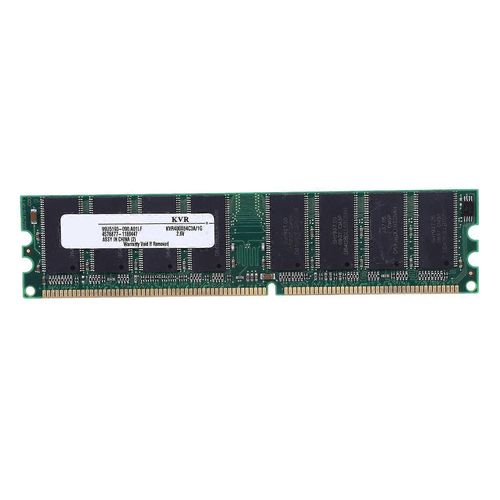 2.6V DDR 400MHz 1GB Mémoire 184Pins PC3200 Desktop pour RAM CPU GPU APU Non-ECC CL3 DIMM